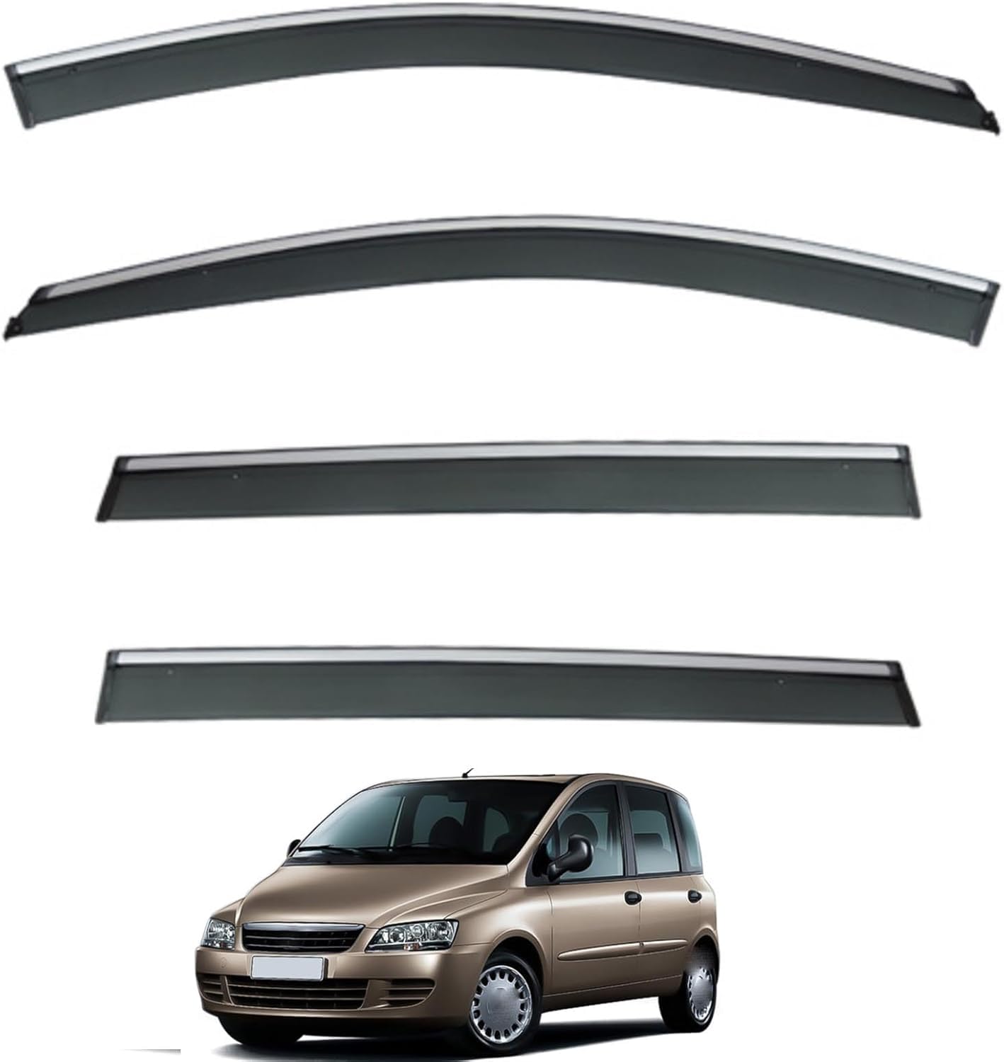 nwsplmy Wind Deflectors for Zotye M300 Langyue MK1 2009-2013, Rain Guards Window Visors, 4-Piece, Protects Against Fading & Cracks