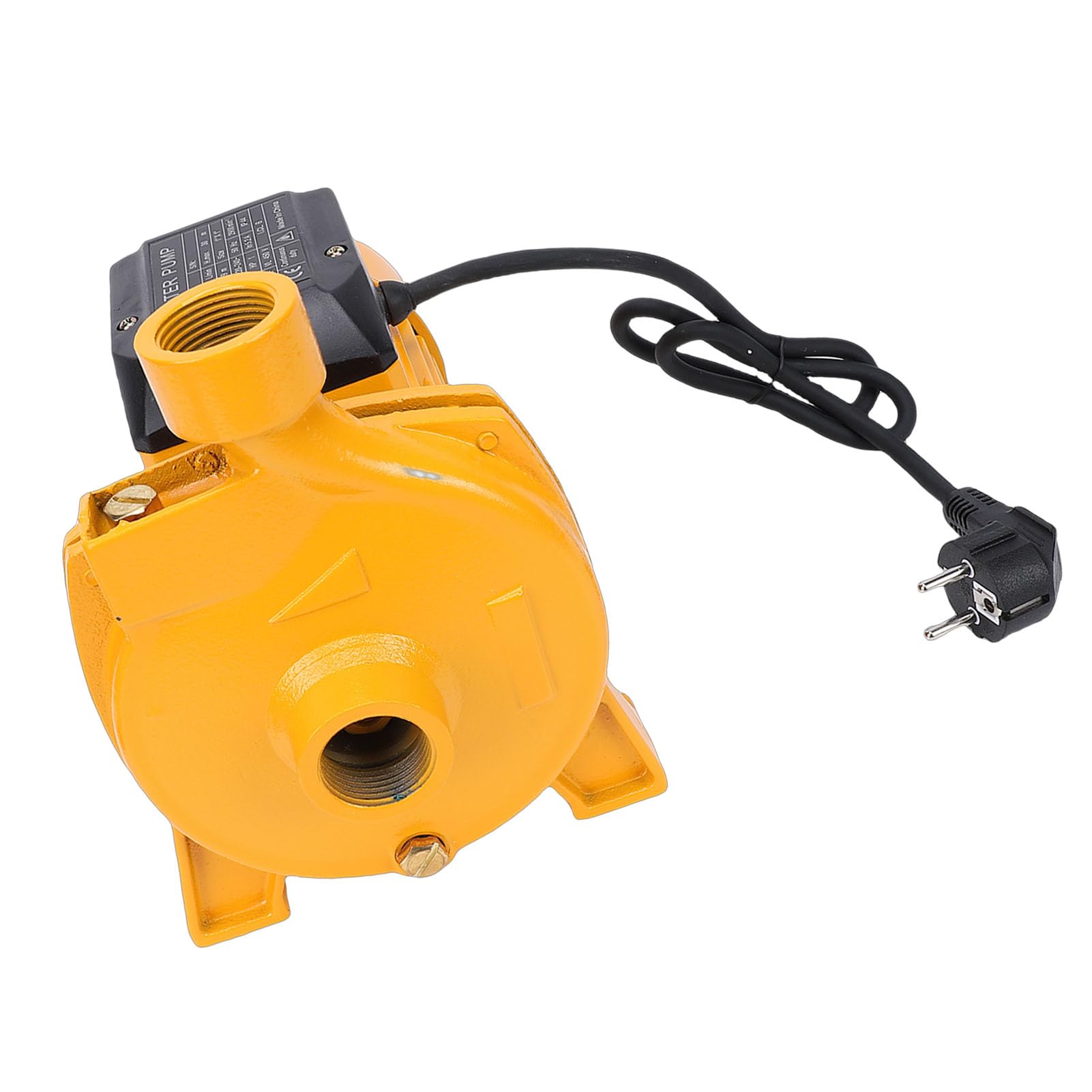 LiebeWH Bomba Centrífuga Autocebante 750W 30m Cabezal 200L/min con Salida de 1 Pulgada Cuerpo de Hierro Fundido Doble Rodamiento de Bolas para Caldera de Riego de Suministro de Agua (Enchufe europeo
