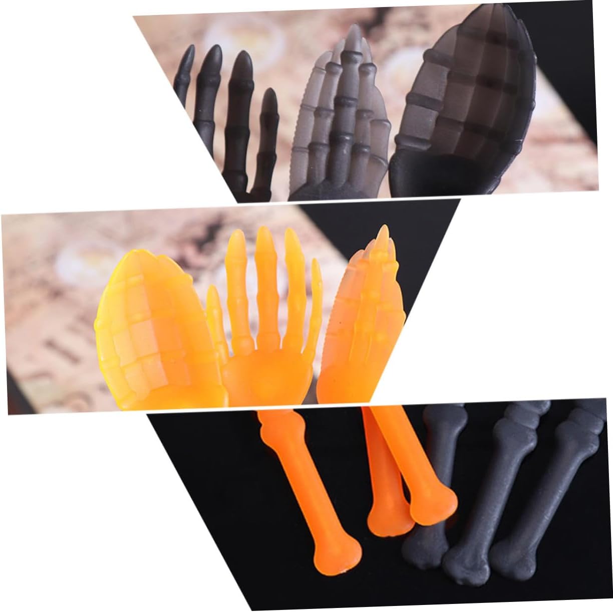 6pcs Halloween Party Tableware Plastic Forks Spoons for Boys and Girls