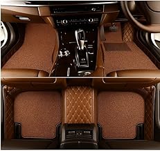 SINEX Premium 7D car mat Full Set for Grand Vitara (Model : 2022-2025) Luxury Leather Double Car Floor Mat Complete Set || 100% Waterproof and Washable Color :Coffee