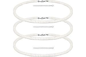 3 Pcs Puka Shell Necklaces for Men and Women: A Beachy Style Essential