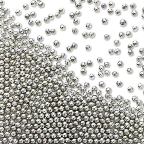 Perlas de Azúcar Plateadas PME, con un diámetro de 2,3 mm, 25 g