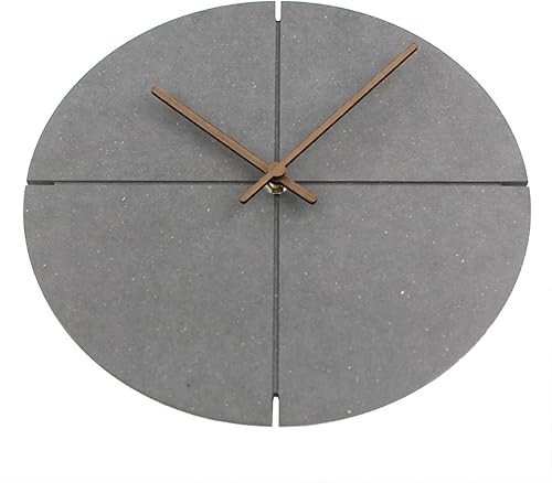 Miniatura 4 de LIUJIU Reloj de pared de 11 pulgadas, moderno, estilo simple, decorativo, reloj de pared, funciona con pilas, silencioso, sin tictac, para sala de