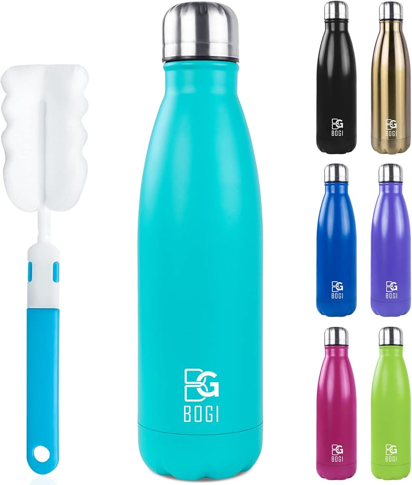 BOGI 17 oz Double-Wall Insulated Bottle