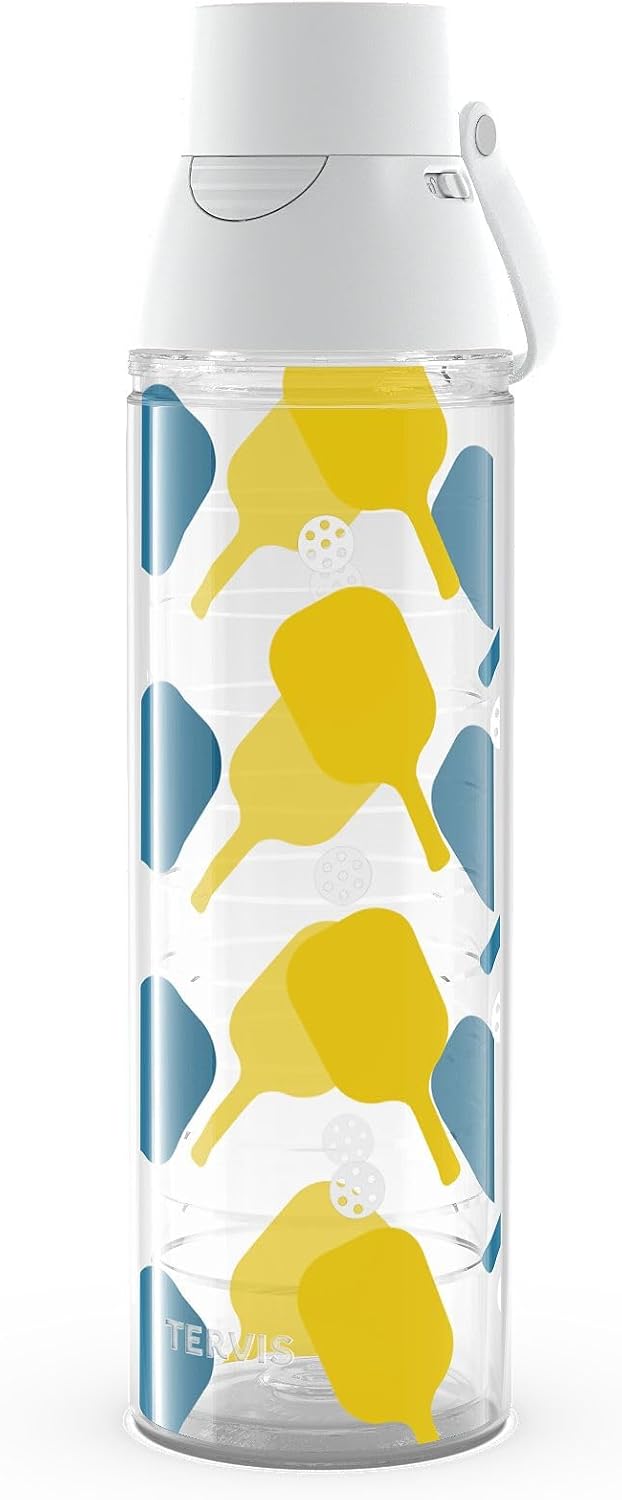 Tervis Venture Lite Pickleball - Paddle Pattern Made in USA Double Walled Insulated Tumbler Travel Cup Keeps Drinks Cold & Hot, 24oz Water Bottle, Classic