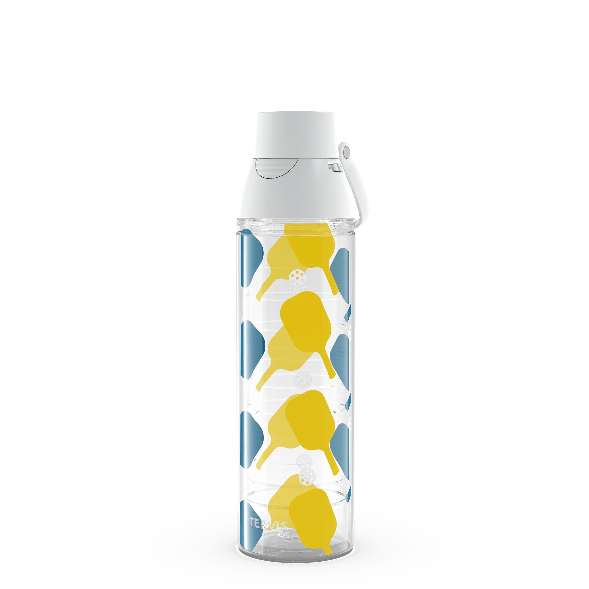Tervis Venture Lite Pickleball - Paddle Pattern Made in USA Double Walled Insulated Tumbler Travel Cup Keeps Drinks Cold & Hot, 24oz Water Bottle,