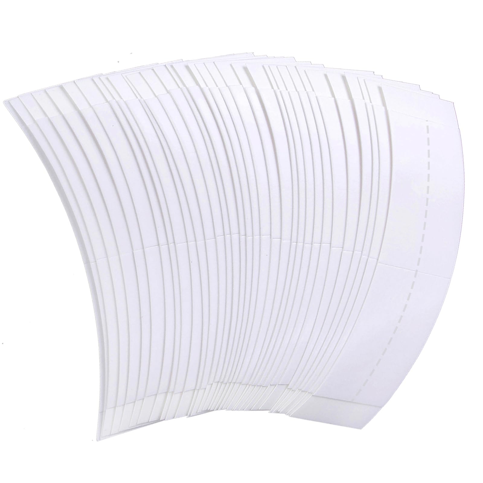 Photo 1 of Sajoo 48 Piece Wig Tape for Lace Front Wigs Tape Strips in Extension Double-Sided Waterproof Lace Wigs Adhesive Strong Hold Clear Wig Tape for Wigs Toupees Hairpiece and Hair Extension (White)