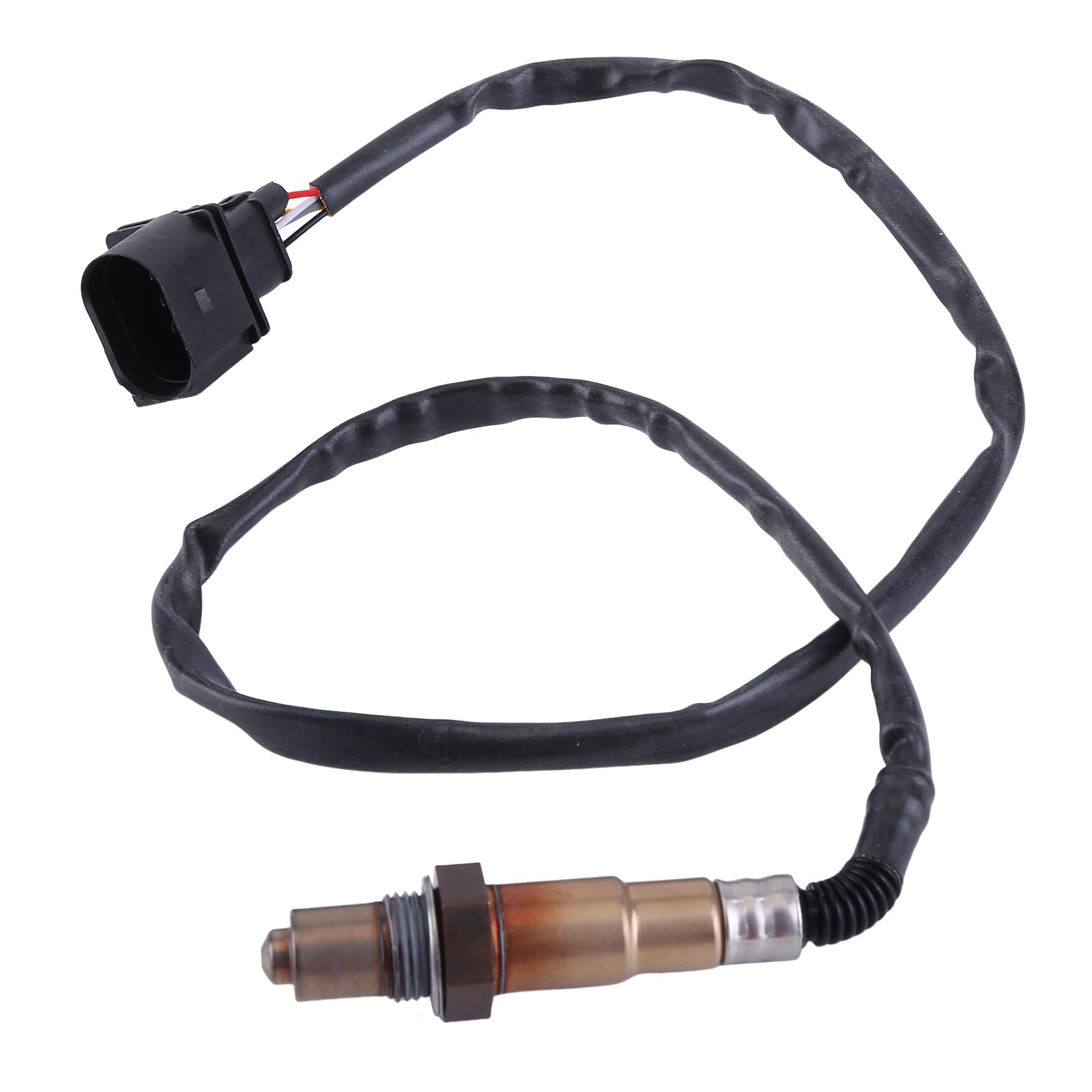 BYNYXI 6-Polig Lambdasonde vor kat für Po*lo 9N Se-at Ibiza 3 Fabia 1 6L1 6Y2 6Y5 1.2 12V 47KW 64PS Lambdasonde Lambdasensor Sauerstoffsensor 750mm Katalysatorsonde Sauerstoff Sonde 0258007353
