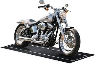 Motorcycle Mat, 78 x 27.5 Inch Motorcycle Parking Mat for GarageReusable, Washable, Protects Garage Floor or Driveway Surface, Under Car Protects Floor from Spills, Drips,PanShop, Parking