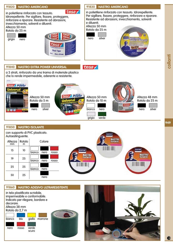 12PZ NASTRO TELATO ADESIVO MM.38XML.2,70 MARRONE