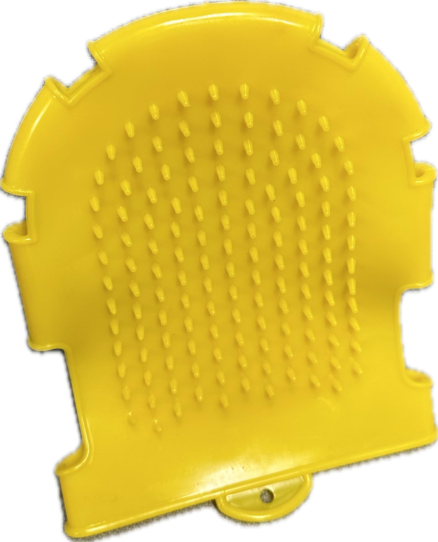 Grooming glove for horses soft bristles, hard wearing glove (yellow) - Image 2