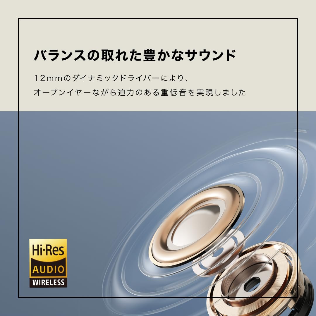 Amazon.co.jp: Anker Soundcore AeroClip（Bluetooth 5.4）【オープン