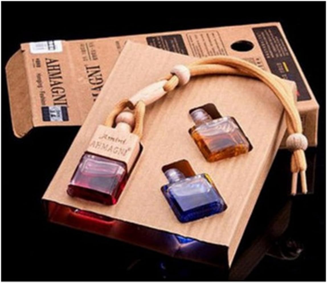 TPfocus Car Perfume Car Air Freshener Hanging Bottle Perfume Car Interior Decoration 3 Bottles