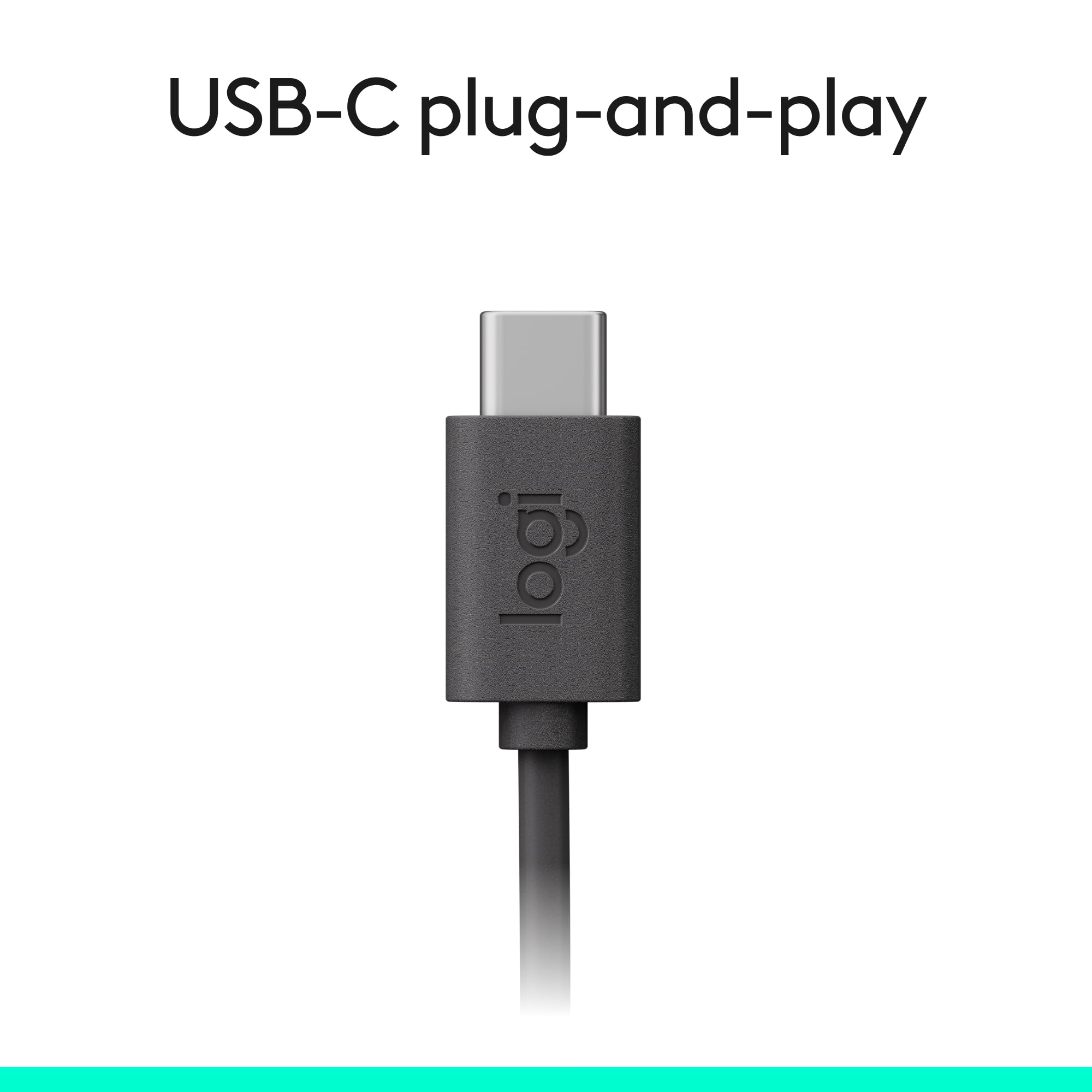 Logitech H390, cuffia con microfono e cavo per PC/laptop, cuffie stereo con cancellazione del rumore, stereo, controlli sul cavo, Works With Chromebook - NERO