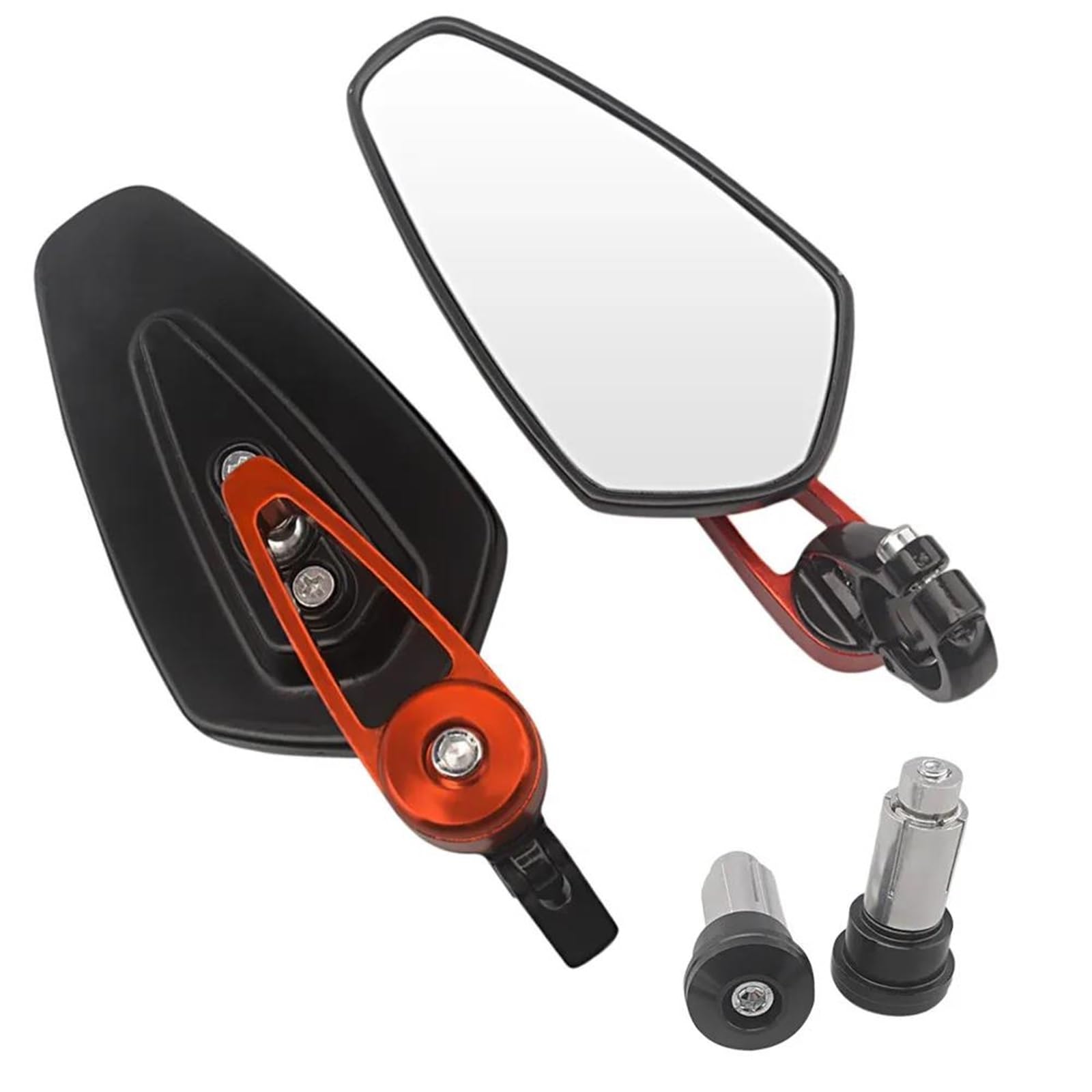 Rétroviseurs moto guidon 22mm ajustables Z1000 ER-6F