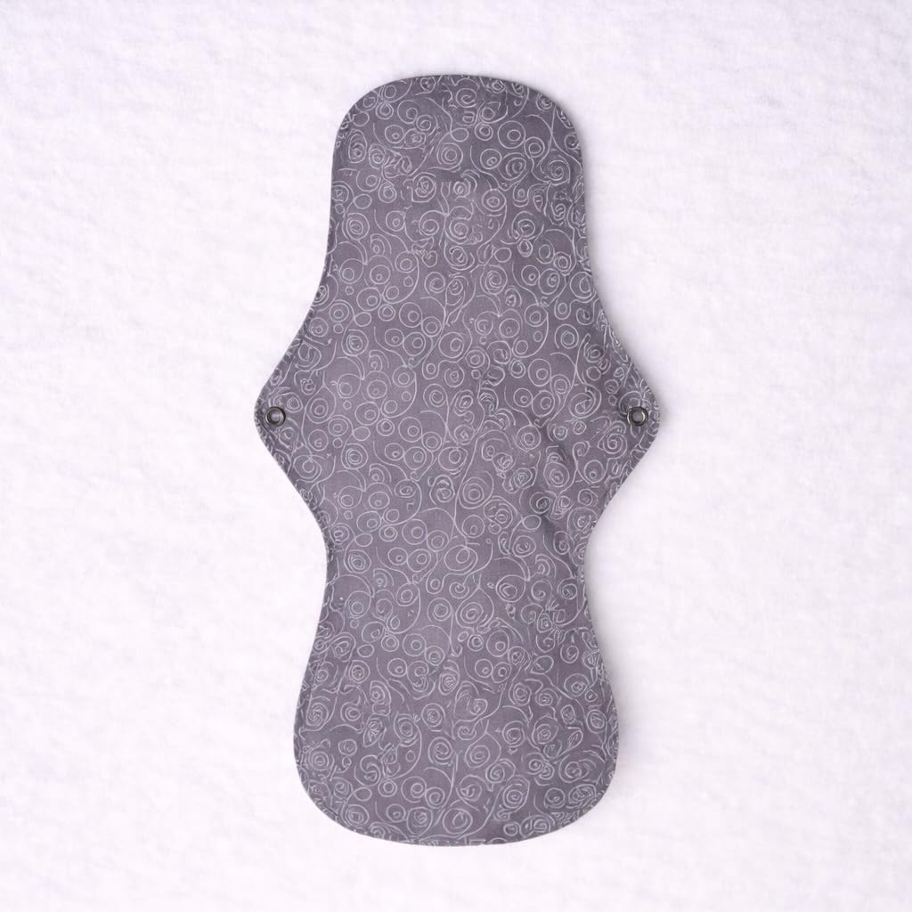 1610 PACK DE 3 COMPRESAS DE TELA REUTILIZABLE (Gris grafito) | 1610