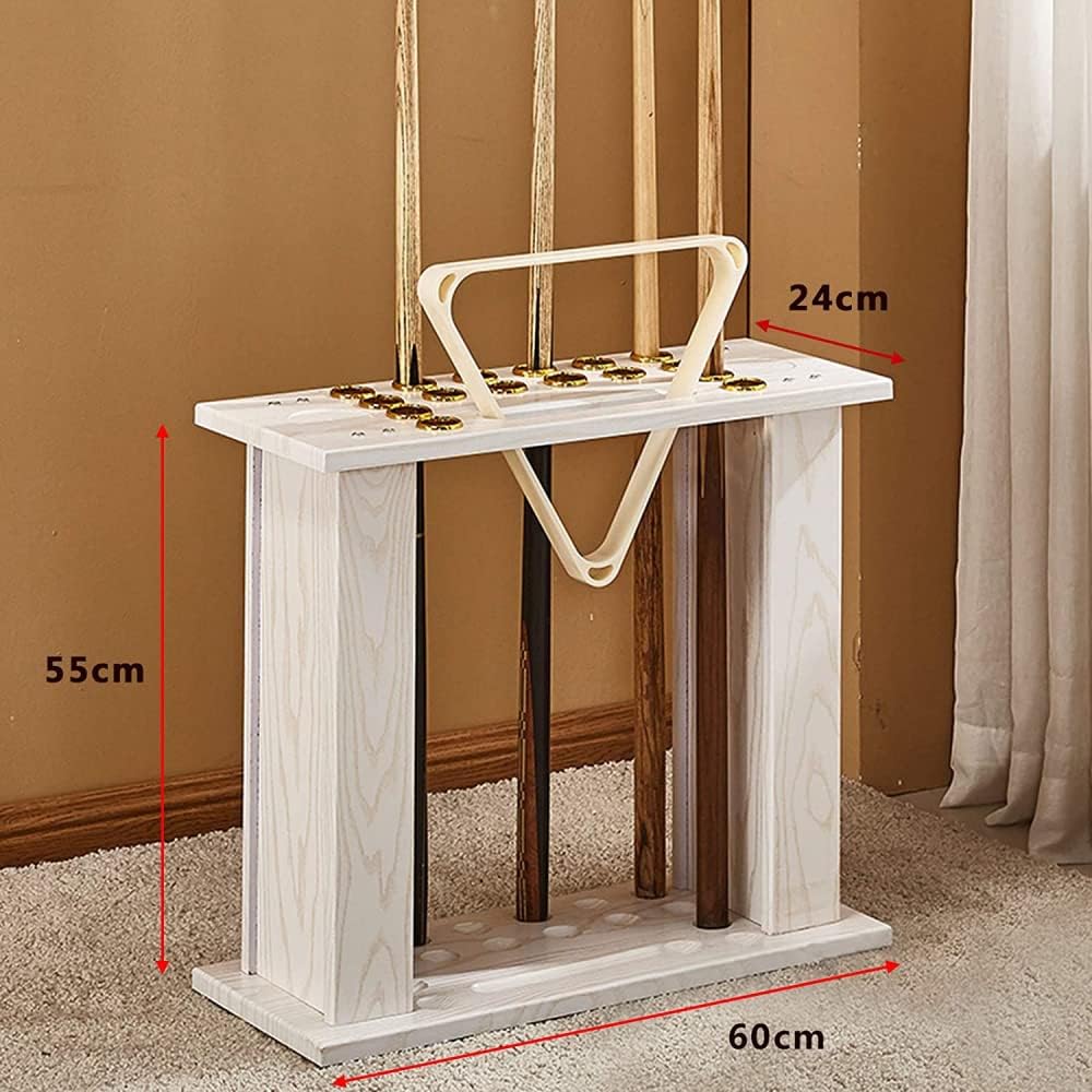 Ball Cue Stand Rack - Snooker Stick Rack, Fishing Rod Rack, Holds 16 Cues, Stylish Premium Billiard Table Accessories