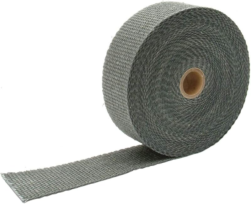 Manta térmica para escapamento Design Engineering em fibra de vidro preta 5,08 cm x 15,24 m – 1 unidade
