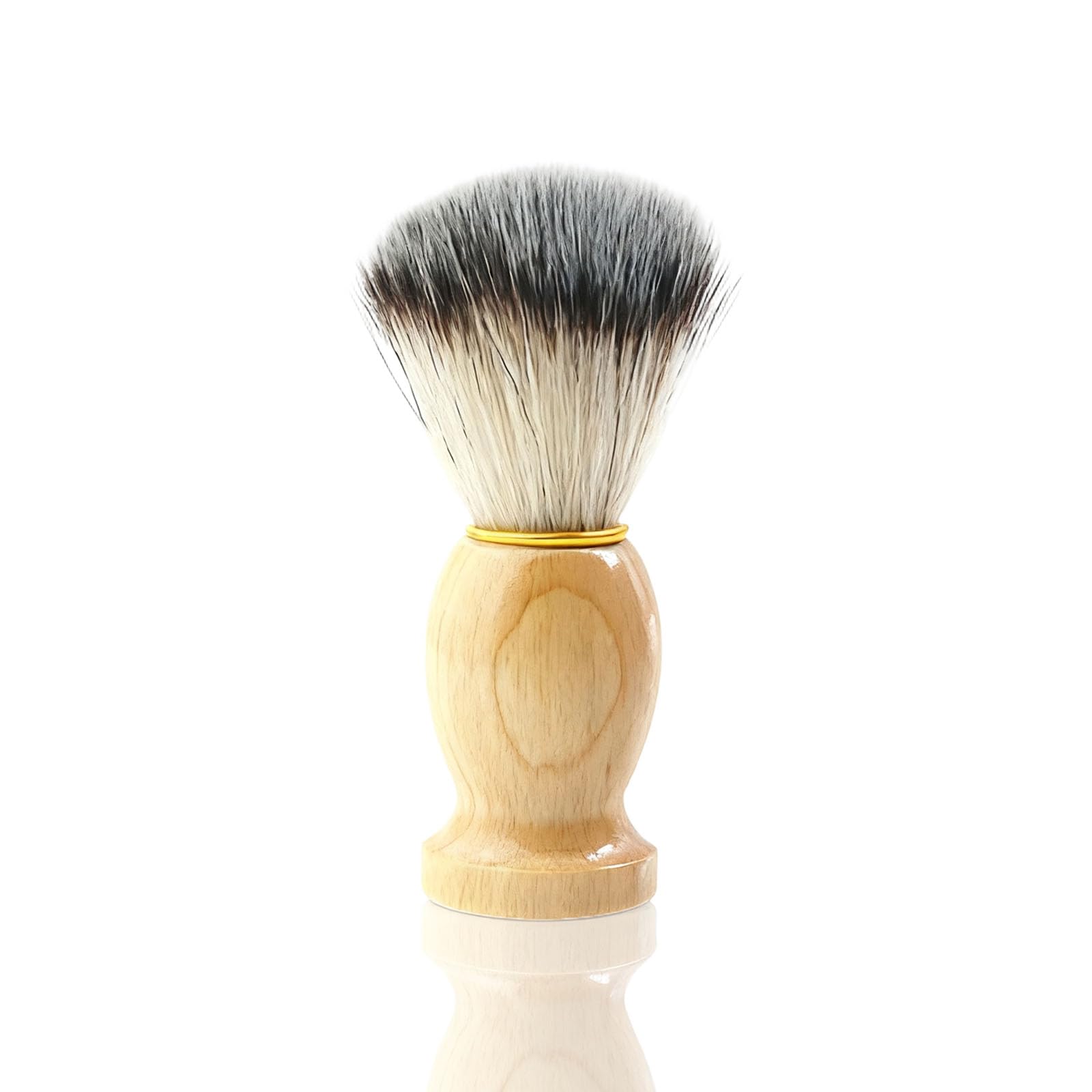Shaving Cream Brushes for Men Badger Hair Synthetic Shave Brush with Wooden Handle