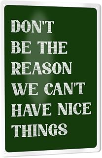 Funny Classroom Signs for Teachers, High Middle School Classroom Decor for Math English Science Class Teacher Gift Metal Sign 8 x 12 Inches