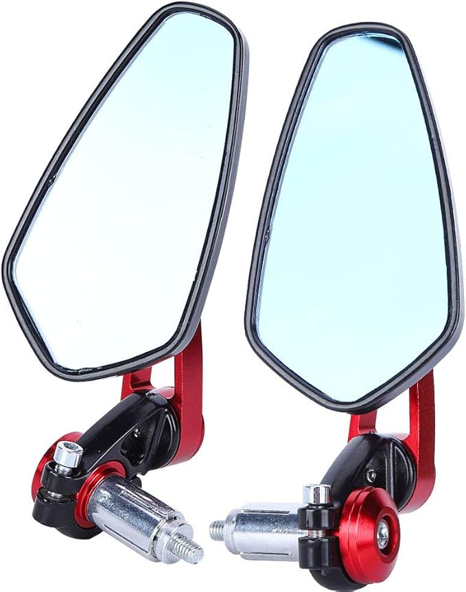 Rearview Mirrors Motorcycle Aluminum Alloy Bar End Side Rearview Mirrors Sport Bike