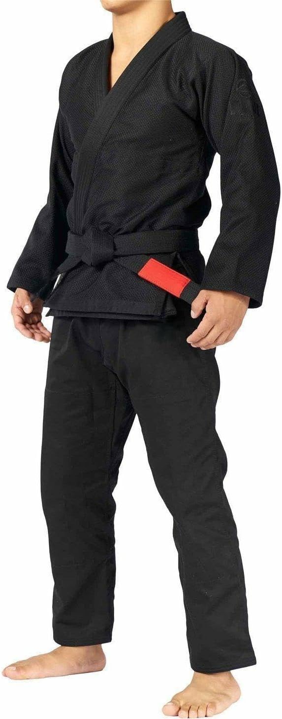 Style Jiu Jitsu Uniform, Black (Black Lettering), Size A3