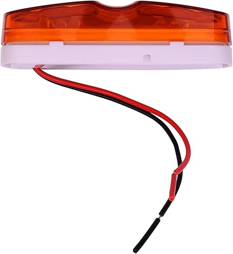 Miniatura 7 de HHCSOP 10 luces de marcador de remolque ámbar, 10 luces LED de doble diana lateral, lámpara de ojo de tigre, 4 x 2, indicadores de luz LED