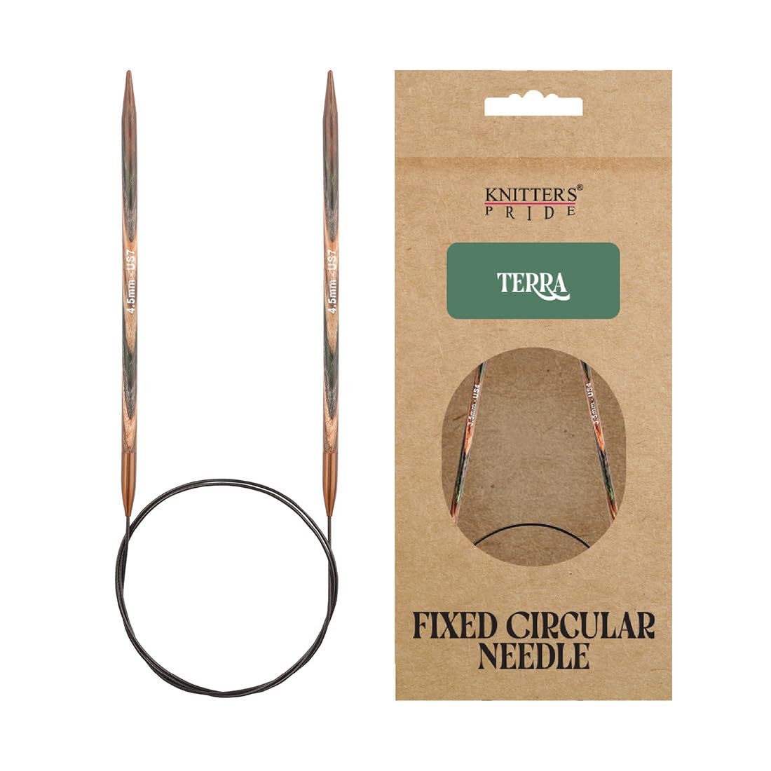 Knitter's Pride Terra Circular Needle 80 cm, 4.5 mm - 1 piece