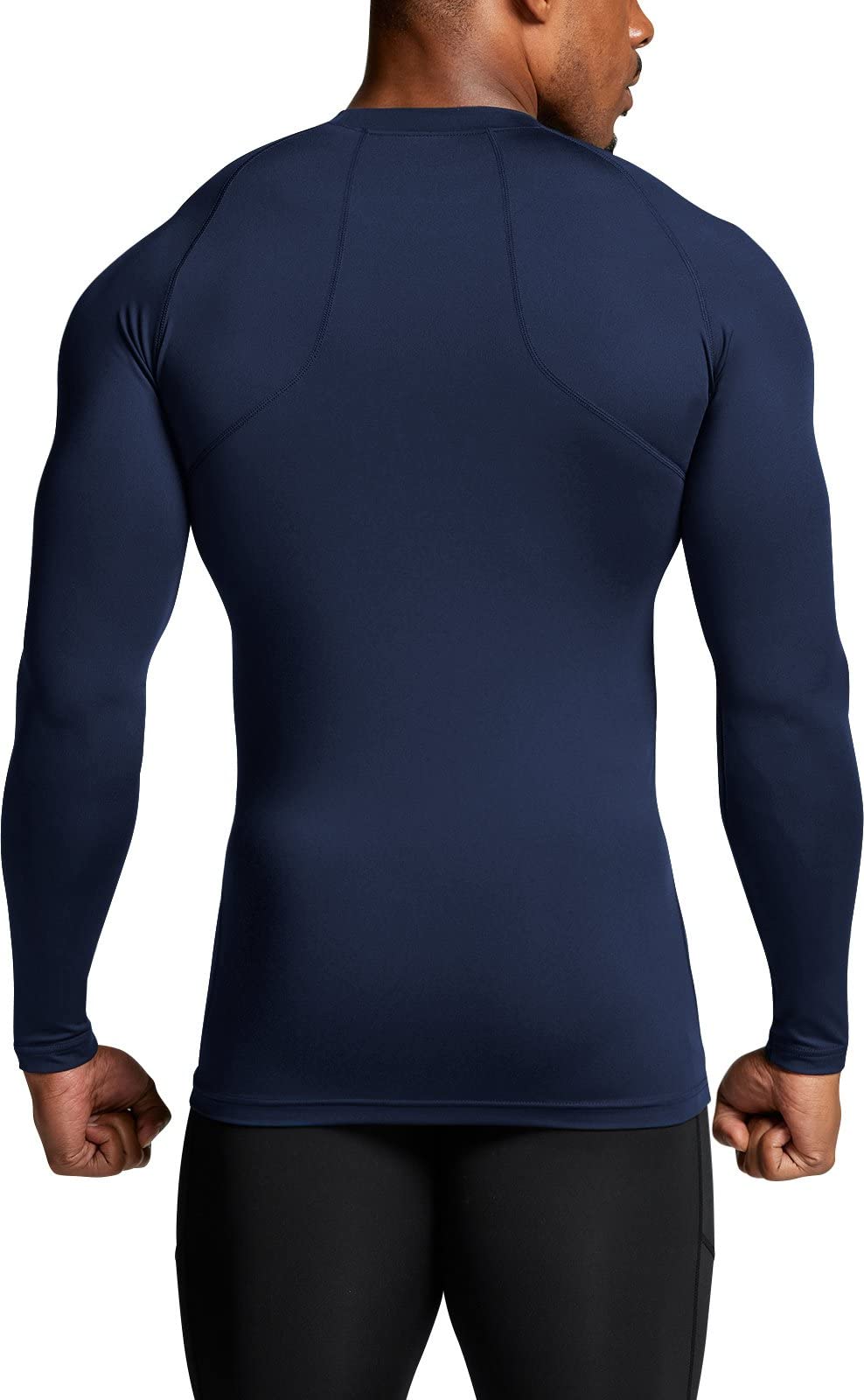 ATHLIO Men's UPF 50+ Long Sleeve Compression Shirts, Water Sports Rash Guard Base Layer, Athletic Workout Shirt