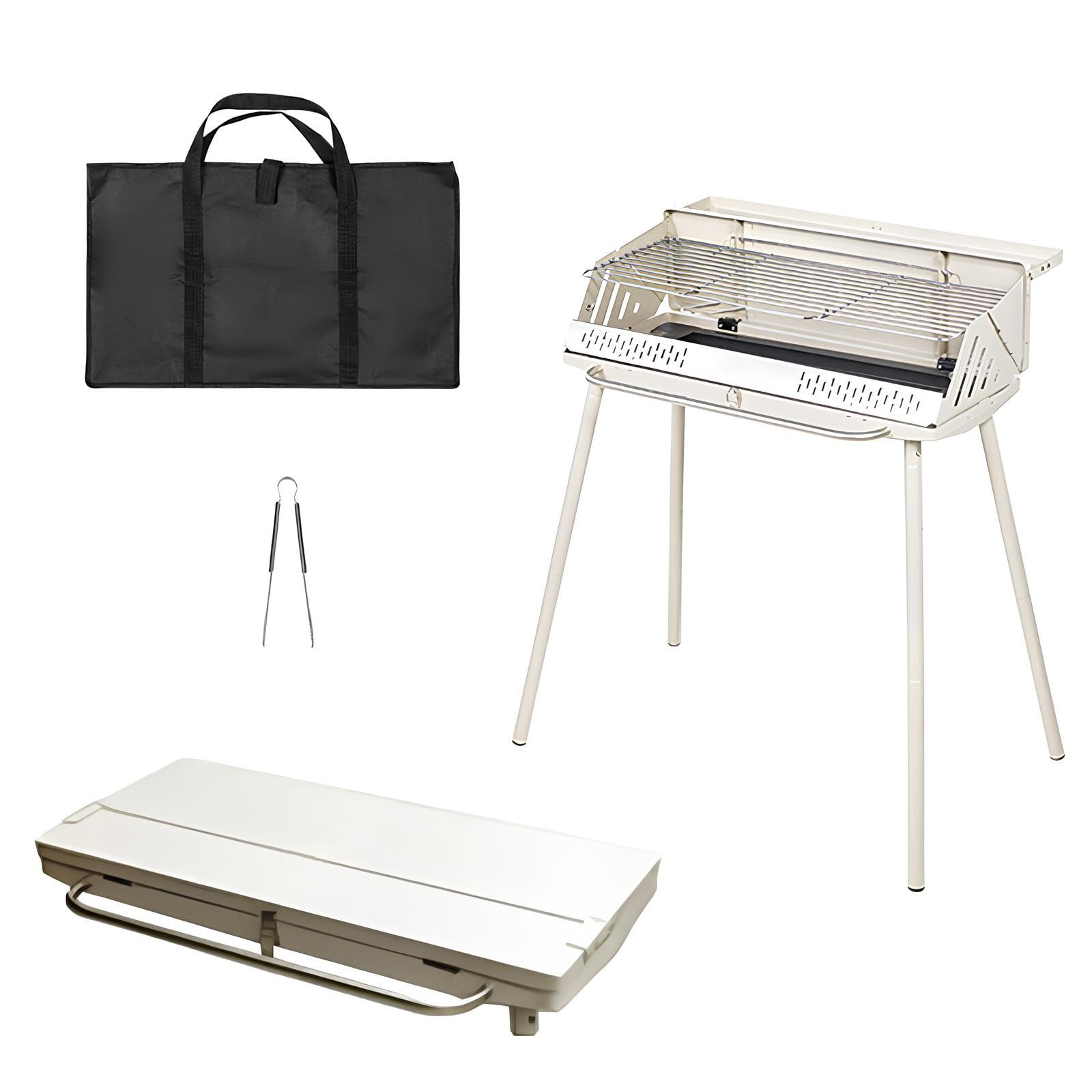 Składany Grill Węglowy Z Wyjmowanymi Nóżkami, Grill Węglowy, Stołowy Grill Węglowy/Sandstone
