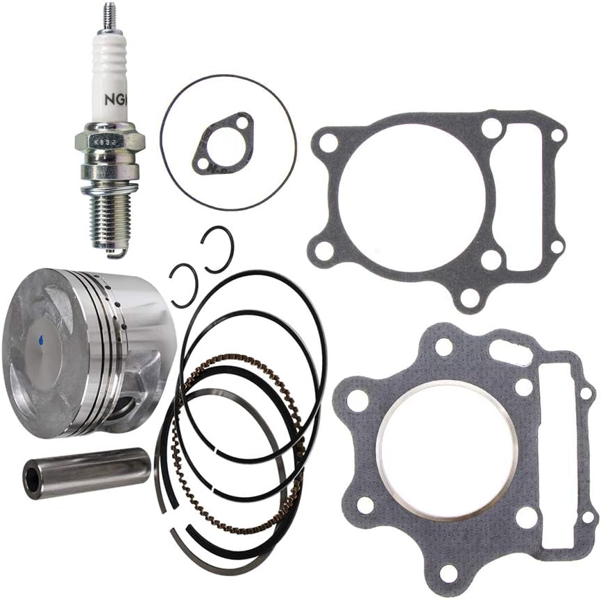 NICHE Piston Gasket Kit for Yamaha Warrior Wolverine Grizzly Raptor Bruin 350 Moto 4 YFM350ER 1YW-11636-01-00 (83mm)