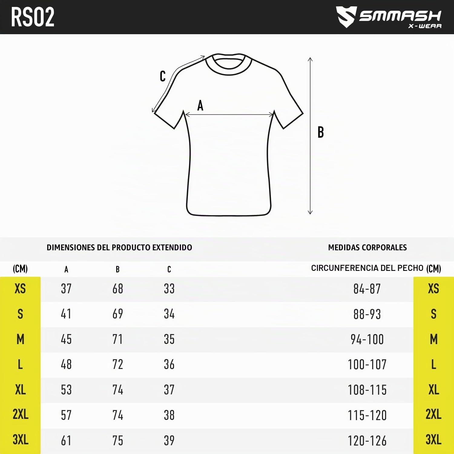 SMMASH Rashguard - Camiseta de Manga Corta para Hombre, Talla M, UFC Correr, Boxeo, MMA RDX Kickboxing Krav Maga Transpirable Resistente