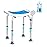 VEVOR Shower Chair, Adjustable Height Shower Stool, Shower Seat for Inside Shower or Tub, Non-Slip Bench Bathtub Stool Seat for Elderly Disabled Handicap, 350 LBS Capacity