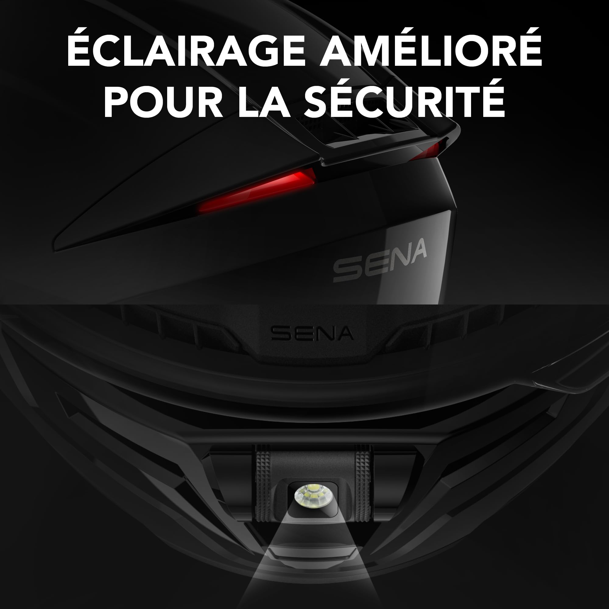 Sena Phantom XB Casque de Moto intégral Intelligent avec Communications intégrées doté de Chambres Audio acoustiques