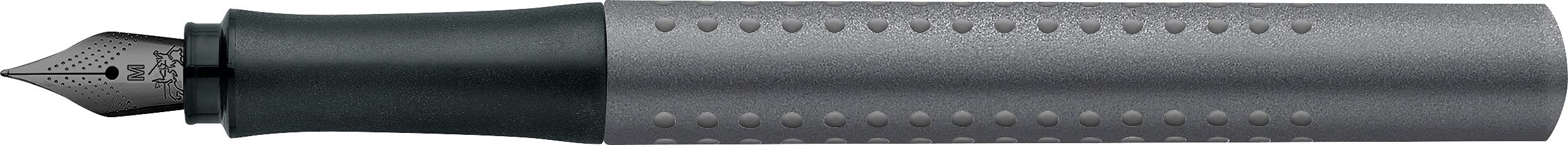Faber-Castell 140944 Grip Edition Stylo plume Largeur M Anthracite