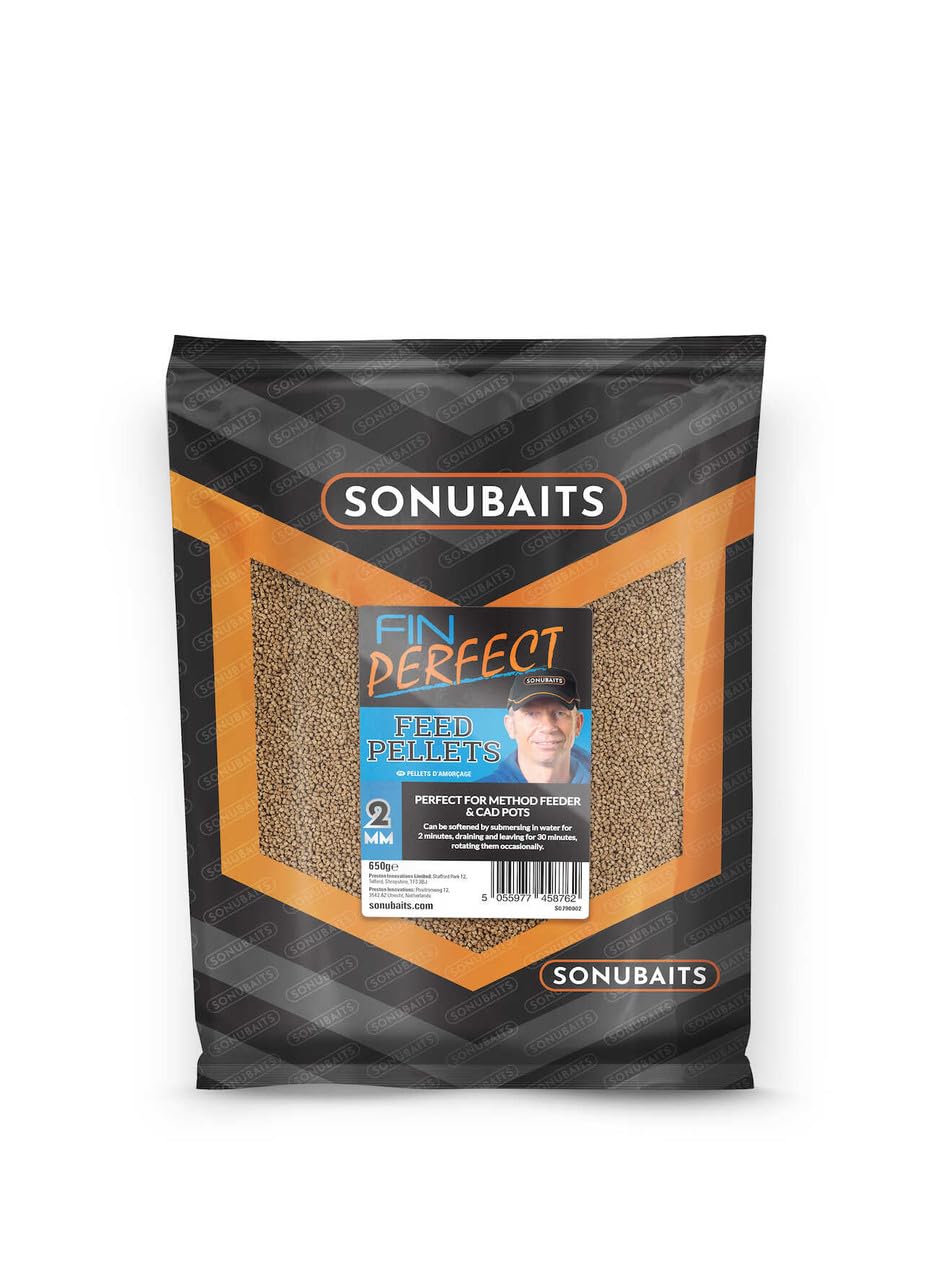 Sonubaits Fin Perfect Feed Method Feeder Pellets 2mm Fishing 650g Bait