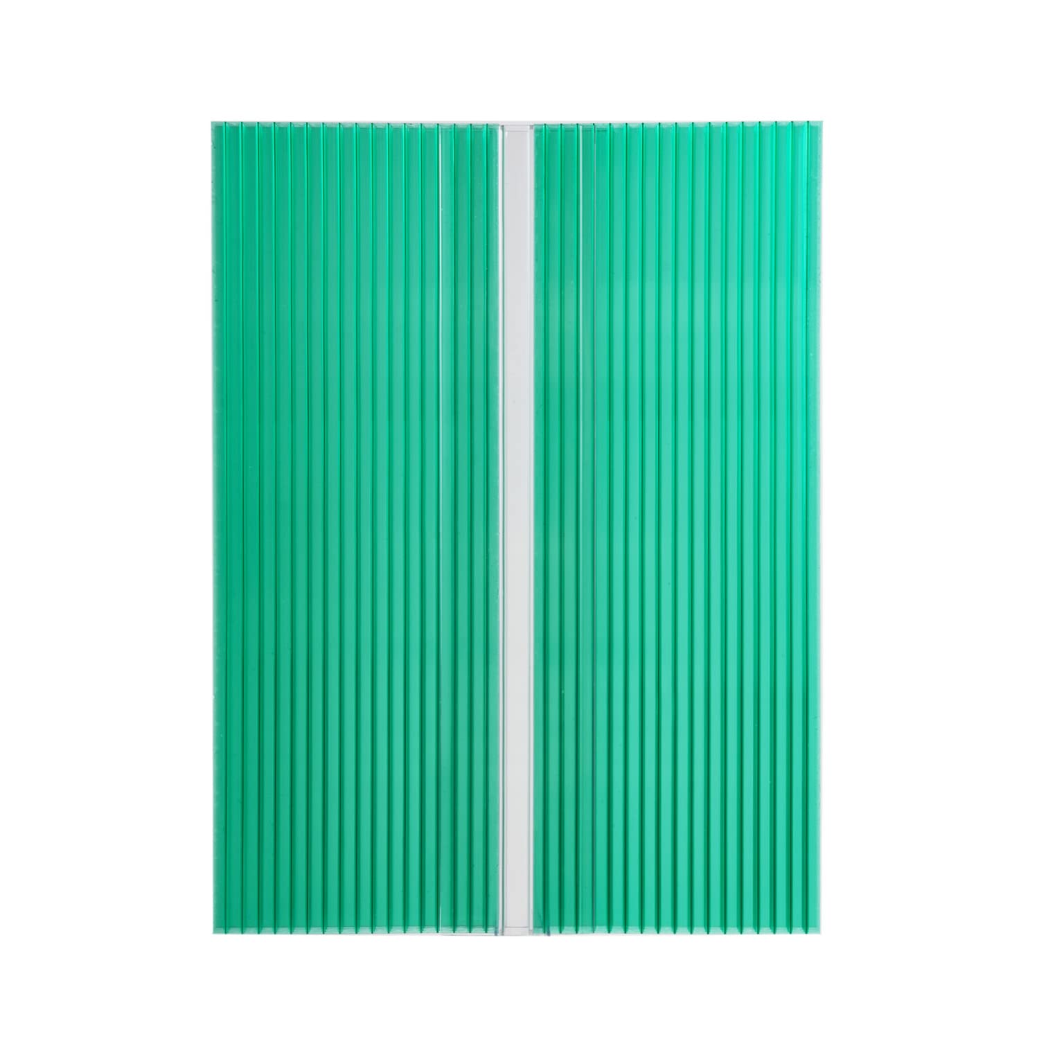 Lastra Policarbonato Alveolare EXOLON 3000x1050mm Spessore 10mm 4 Pareti VERDE