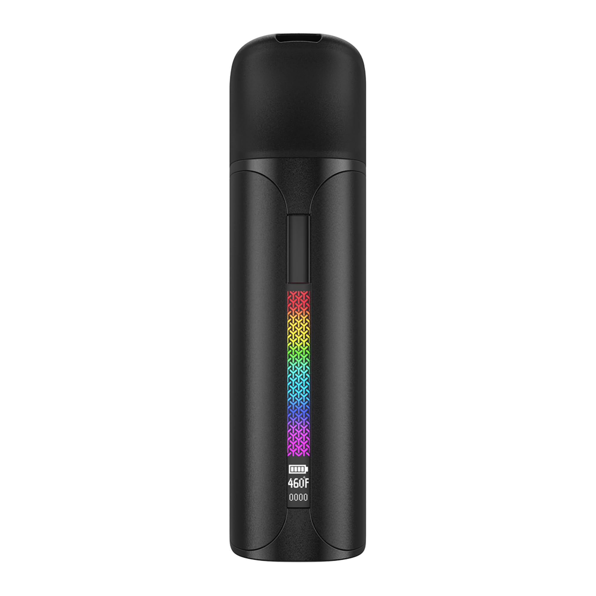 YOCAN Black Pocket Dab Pen, Konzentrat-Vaporizer, 1400 mAh, USB-C, Schwarz