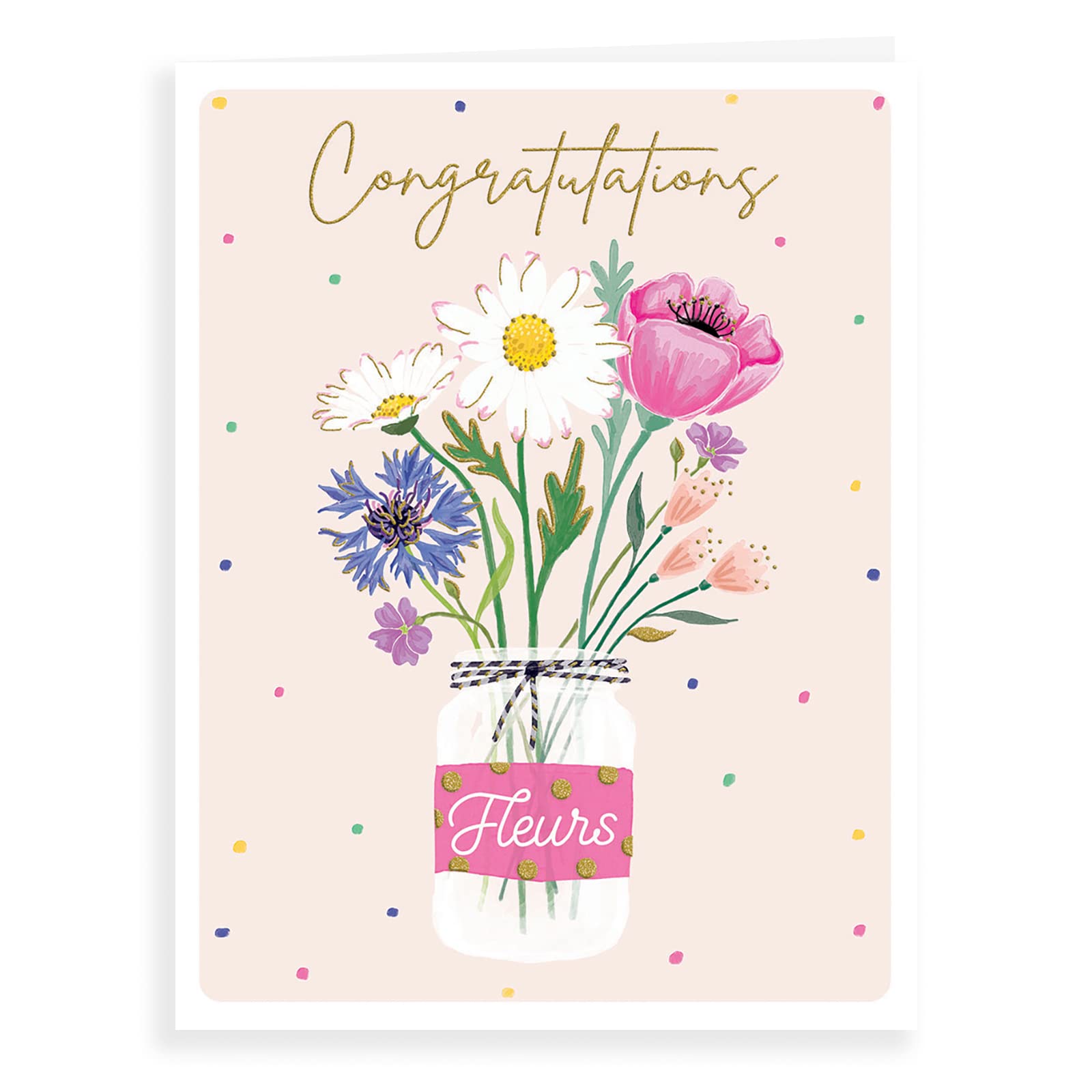 Congratulations Card - 8 x 6 inches - Avant Garde Studios