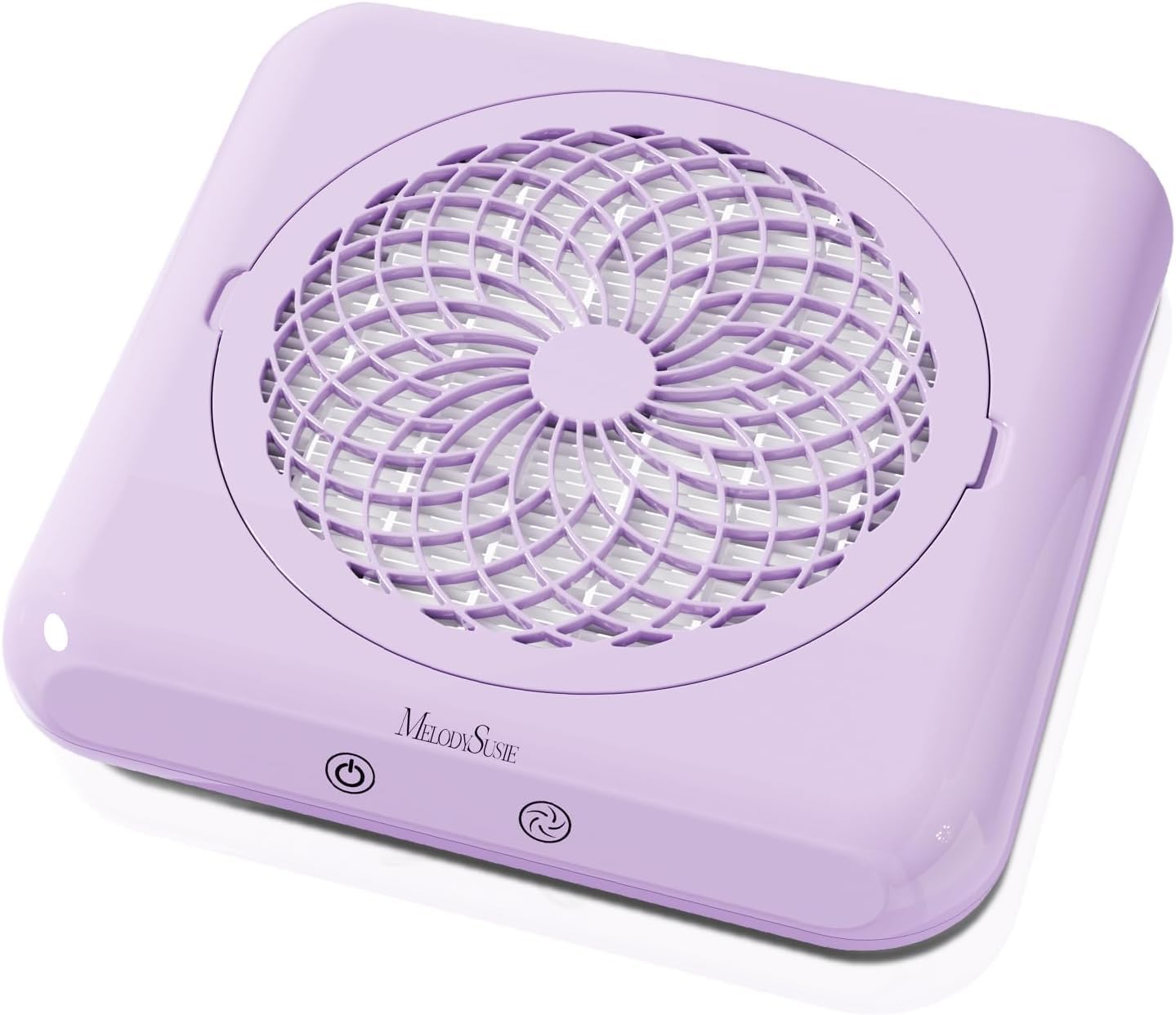 MelodySusie Professioneller Nagelstaubsauger 4500 U/MIN Starker Vakuum Ventilator Staubabsaugung für Nägel Elektrischer Staubabsauger für Acryl-Gel-Nagelpolitur, Geräuscharm, Nagelsalon, SProF (Lila)