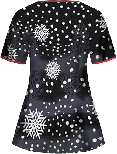 Amazon.com: Ropa de trabajo informal de manga corta para mujer, cuello en  V, transpirable, ligera, uniforme : Ropa, Zapatos y Joyería