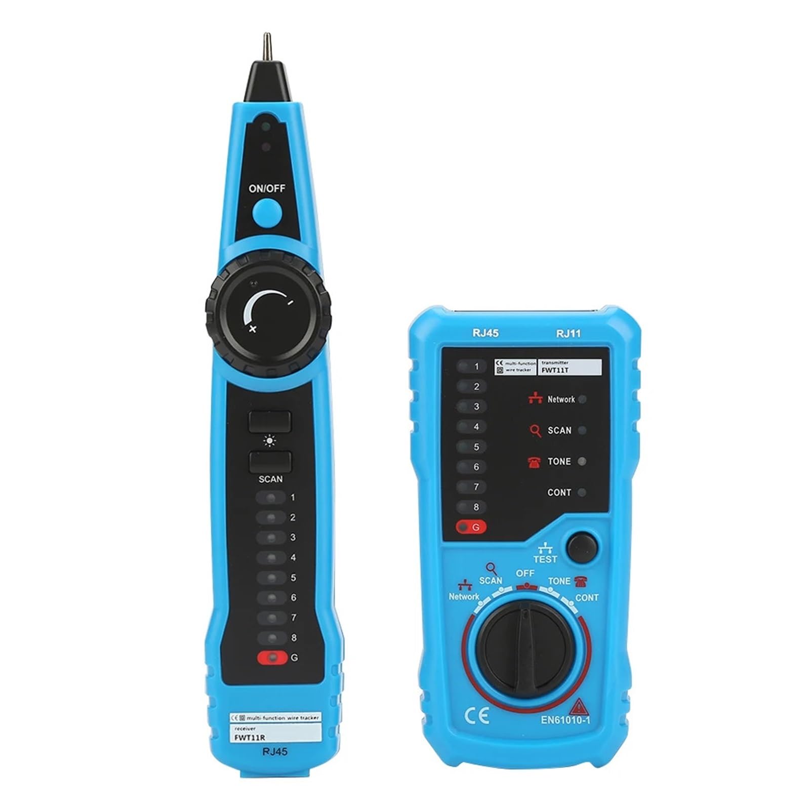 Tester Sieci, Przenośny detektor kabli telefonicznych RJ11 RJ45 Ethernet LAN Tester FWT11