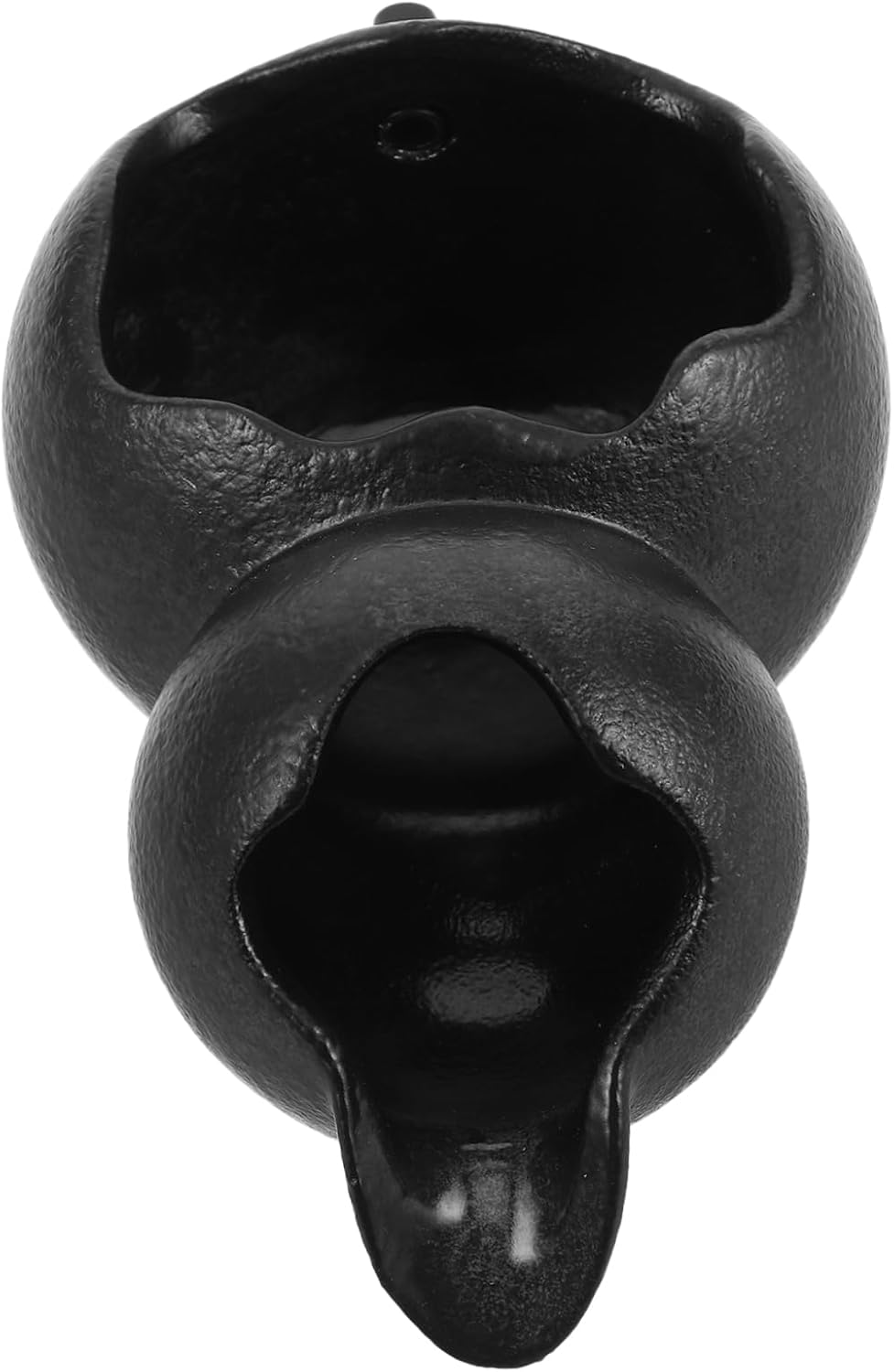 Ceramic Pot Fountain Spitter for Fish Tank Gourd Shape Outdoor Garden Decoration Replaceable Fountain Spitter Simple Installation for Healthy Fish Habitat and Landscape Enhancement