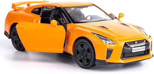 BDTCTK Escala 136 GT-R R35 Supercar Modelo Juguete de aleación de zinc fundido a presión Vehículos de tracción para niños de 4 5 6 años de edad