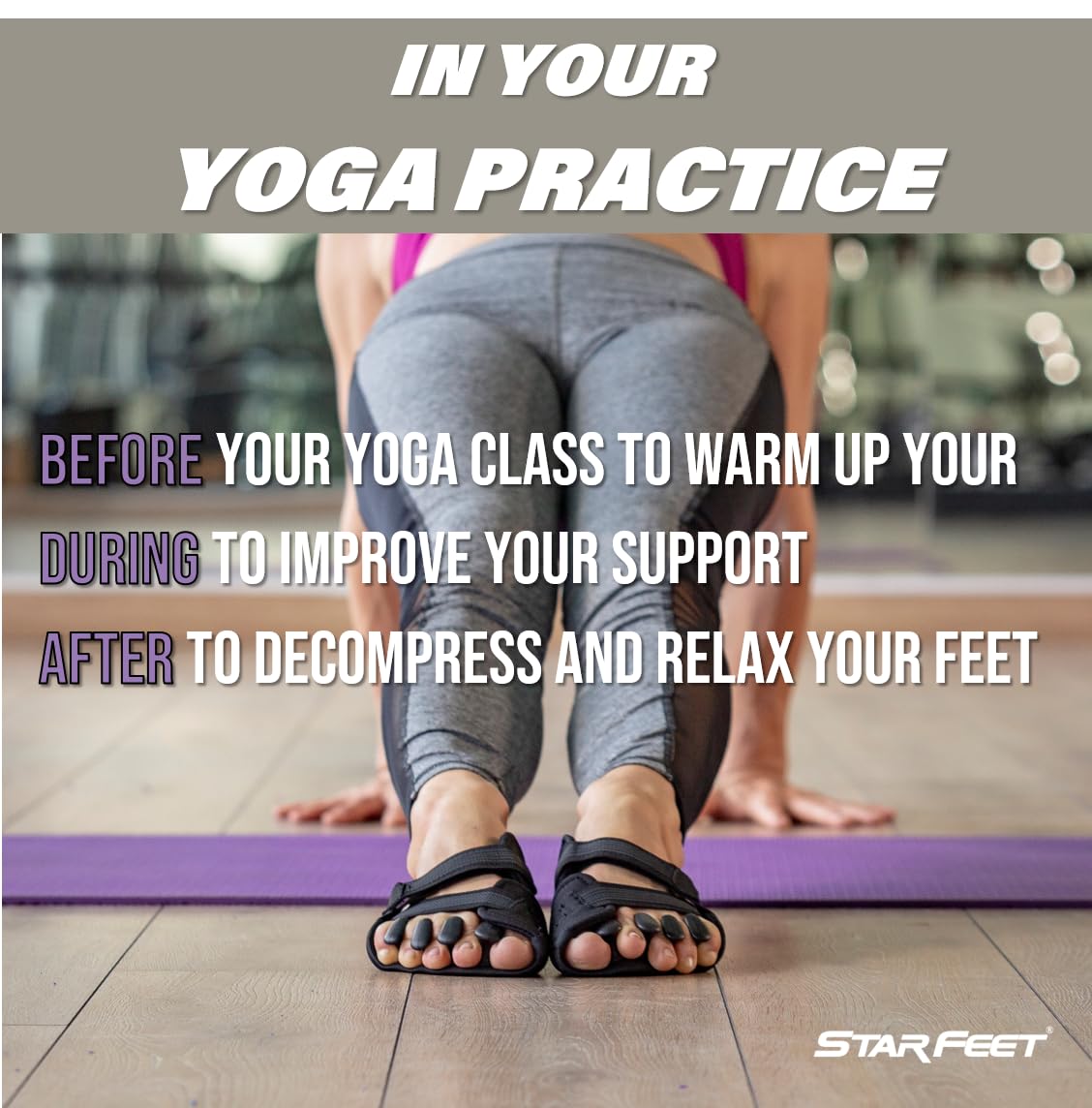 Post-Workout Foot Recovery Device - Toe Aligner & Gait Corrector for Plantar Fasciitis, Arch Pain, Heel Pain, Knee & Back Relief - Used without Shoes - for Runners and Athletes