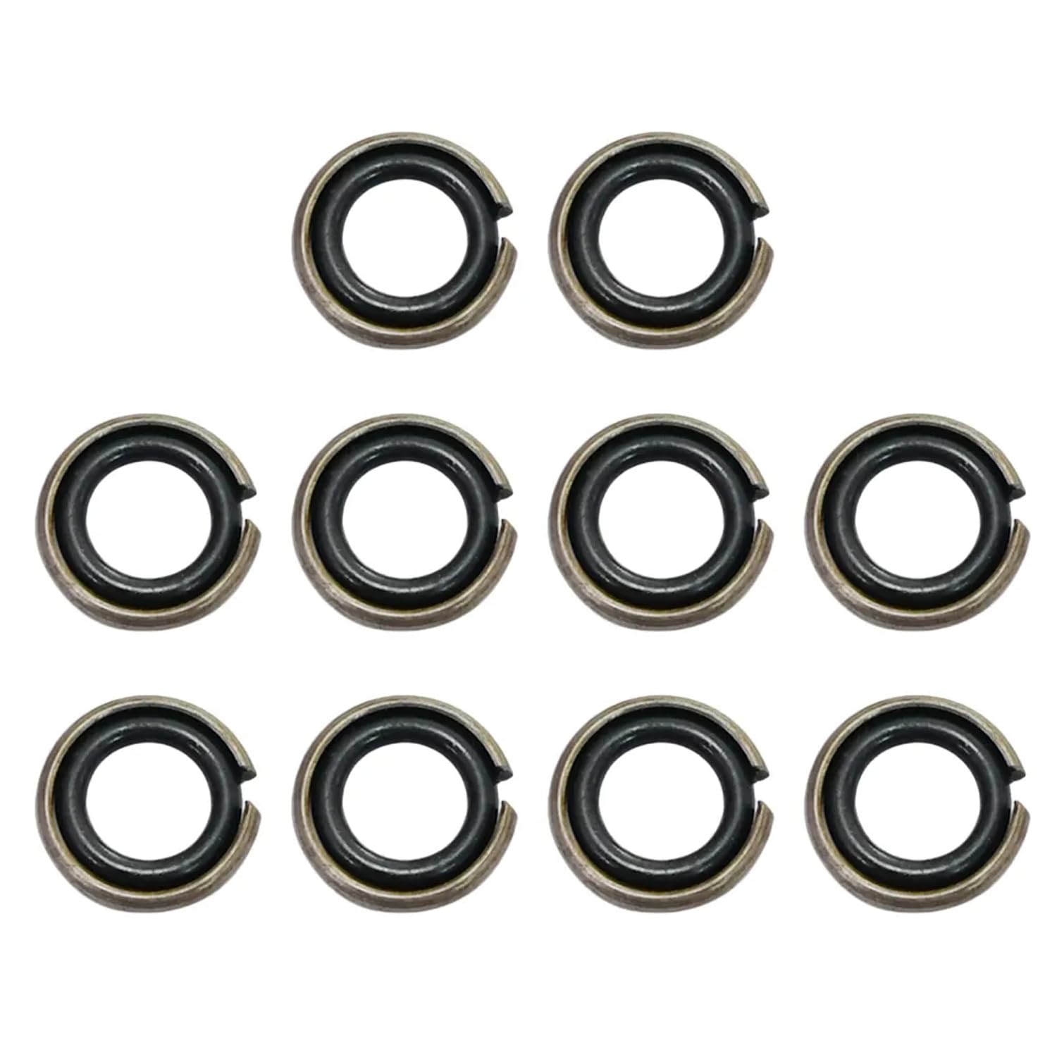 GOUDE Retaining Ring Clip (10PCS) with O-Ring for 1/2'' Impact Wrench Socket
