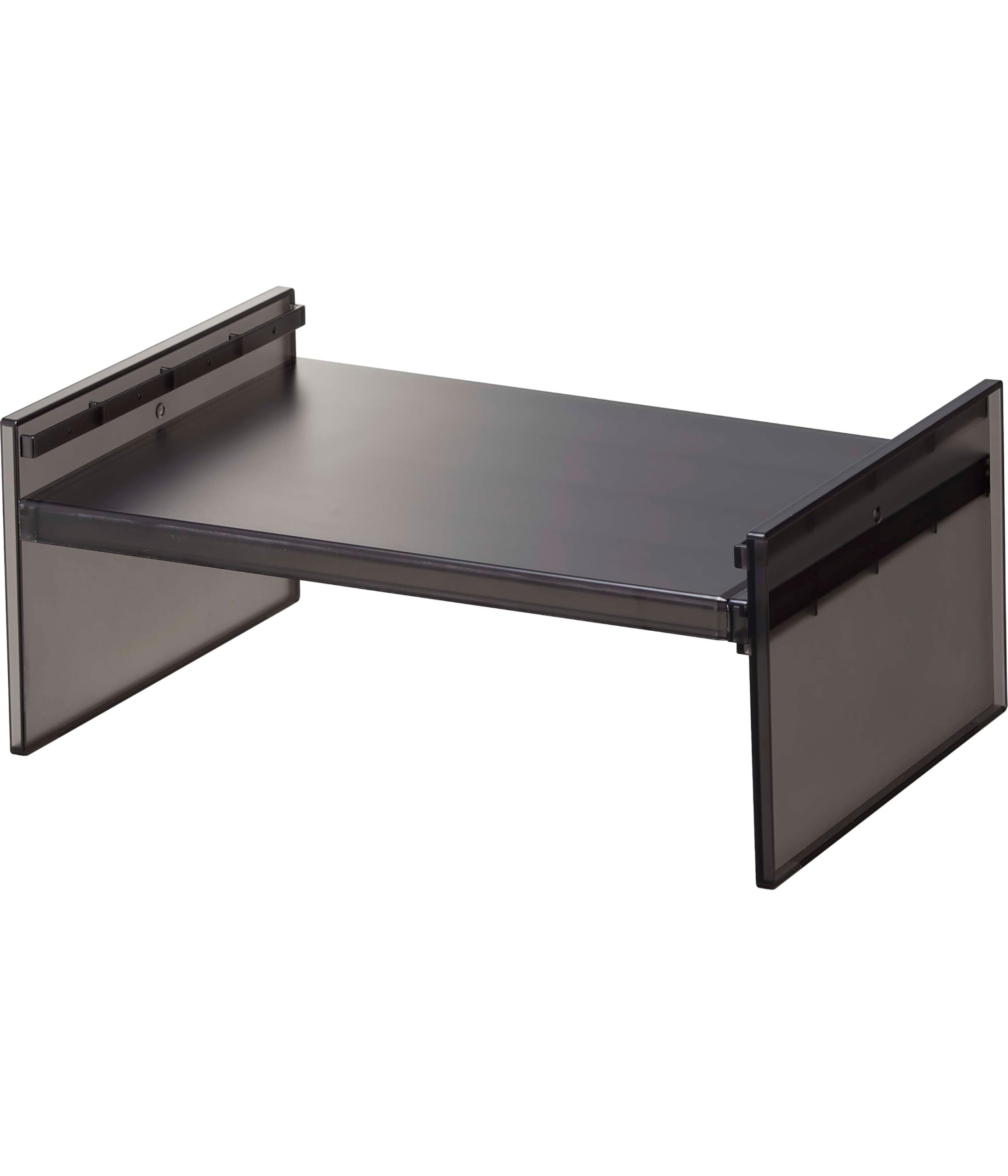 Amazon｜山崎実業(Yamazaki) 伸縮 冷蔵庫中 収納ラック ブラック 約W30