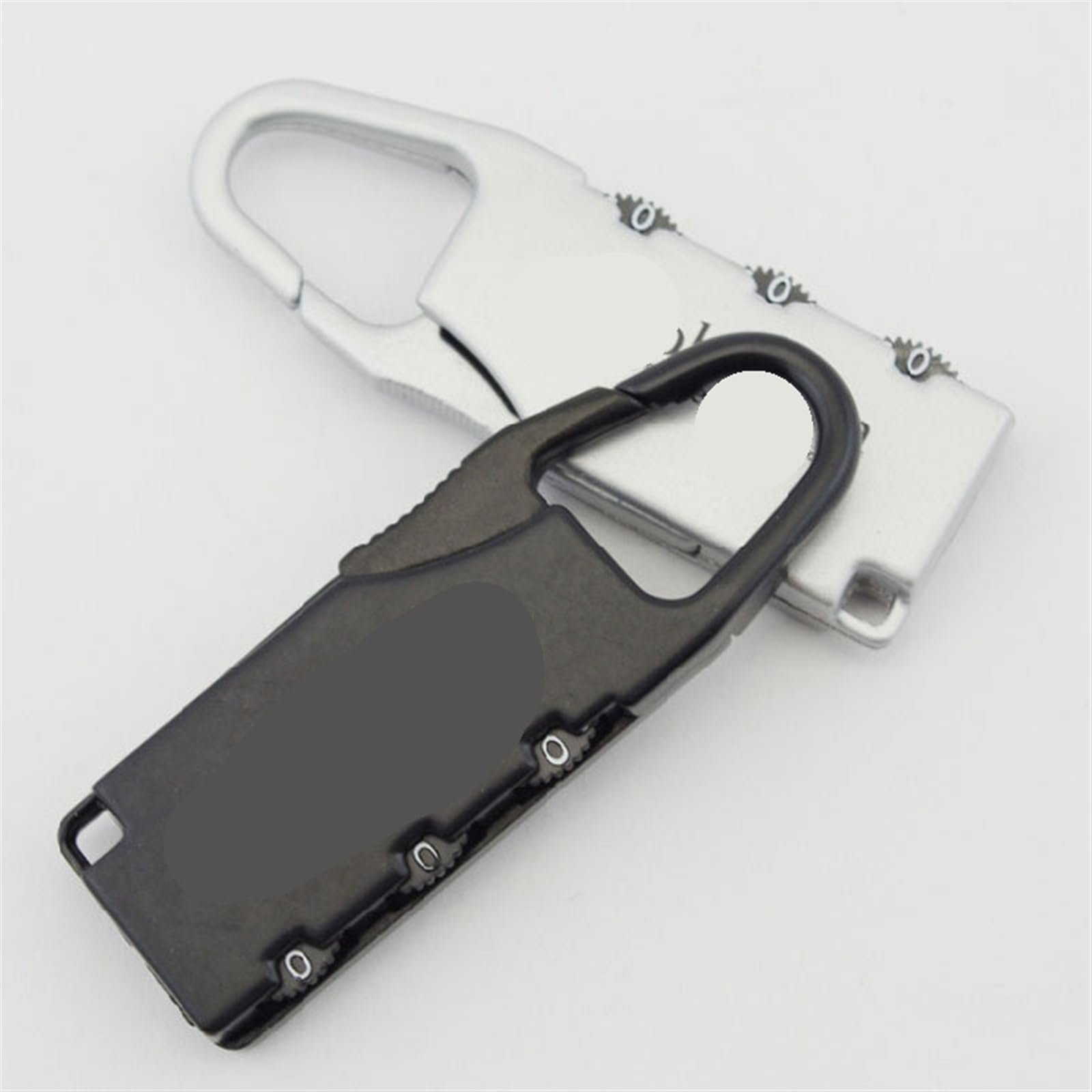 Alliage combinaison Code mot de passe numéro serrure bagages valises bijoux Boxe sac à fermeture éclair sac à dos sac à main tiroir armoire cadenas 1 pièces(White)