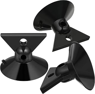 3Pcs Black -for GU10 Light Bulb Suction Cup Inverted Triangular Suction Cup Lights Remove,Light Bulbs