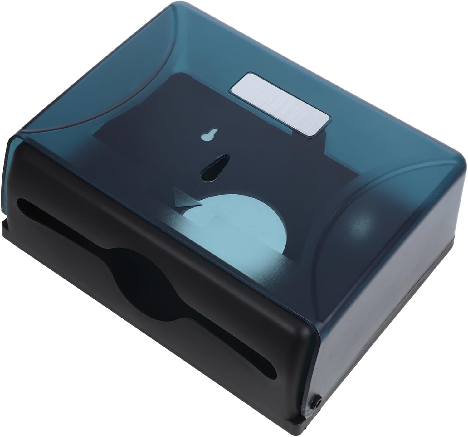Alipis Space Saving Wall Mount Paper Towel Dispenser Automatic Tissue Holder for Home and Commercial Use Dark High Capacity Design for Easy Access and Cleanliness